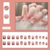 NIUANIUA Nail Tip, Short, False Nails, Cute, Round Tip, Fashion,