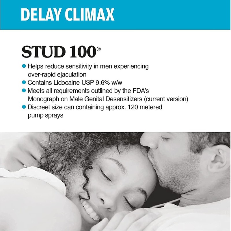 Stud 100 Male Genital Desensitizer Spray 0.44 oz (Pack of