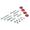 CNC Countersunk Washers for Shock Absorber/Suspension Strut, Red - for