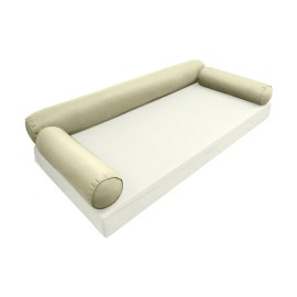 |SLIPCOVER ONLY| S6 Piped Trim Bolster Pillow SlipCover Full Size 73" x 8" AD005