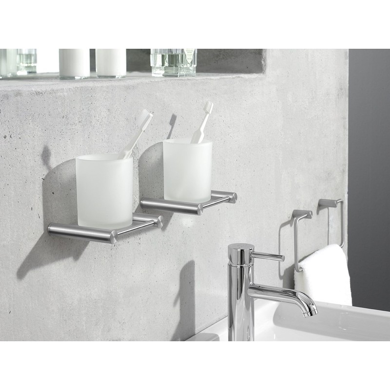 Zack 40260 12 x 29 cm Civio Towel Holder Swivelling