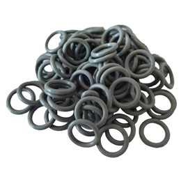 100-Pack 3/8" Pressure Washer Quick Coupler O-Rings Fit for M22 Quick Connect Fittings, 1/2" ID x 0.1" Thick Grey Seals