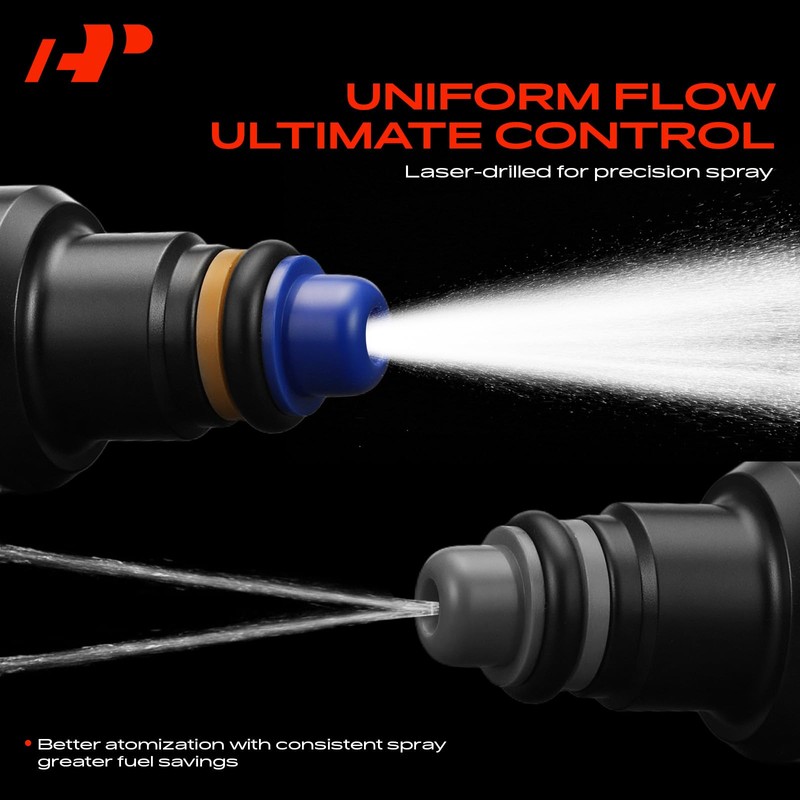 A-Premium 12 Holes Set of 6 Fuel Injectors Compatible with