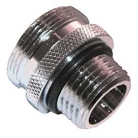 LASCO 08-2475 1/2-Inch Male Iron Pipe Shower Arm Ball Adaptor with Price Pfister Thread Ball End(Converts Ball Joint to 1/2" MIP), Chrome Plated