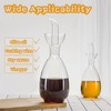 Affogato Glass Oil Bottle with Spout, Olive Oil Dispenser Vinegar