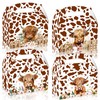 JeVenis 12 PCS Highland Cow Party Favors Bags Boxes for
