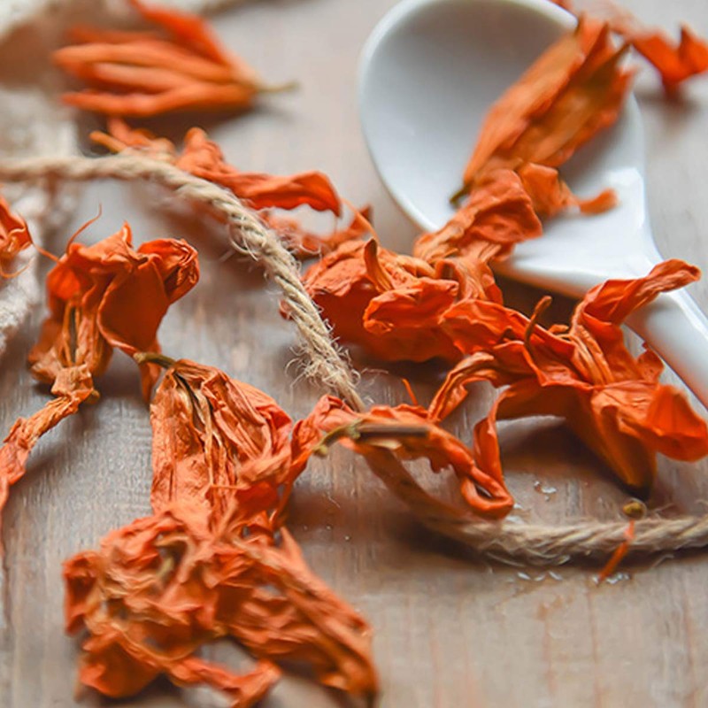 Dried Lily Tea Hand Picking Dried Flower Tea Health Drink