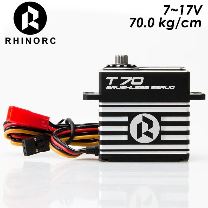 RhinoRC T70 70KG Brushless Standard Servo 0.10 Sec Steel Gears