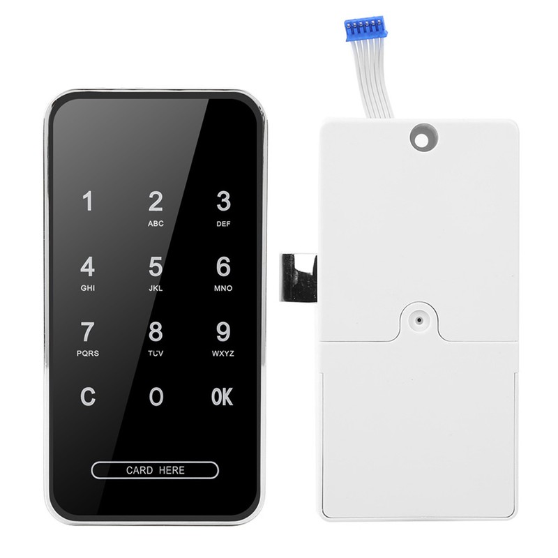 Electronic Password Card Lock RFID Smart Keyless Touch Screen for