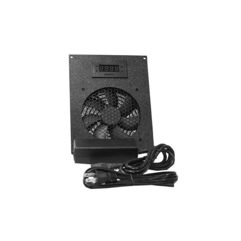 Coolerguys Programmable Thermostat Cooling Kit for Cabinets, AV, and Components