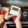 Digital Kitchen Timer Magnetic Backing Stand, Loud Alarm Timers with