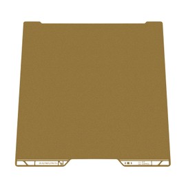 HysiPrui 3D Printer H2D Build Plate for Bambu Lab H2D 355x346.5mm, Gold Double Sided Textured Platform Surface PEI Sheet Platform Flexible Removable Heated Bed 3D Printing Platform Mat