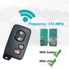 Smart Car Key fob Replacement fits for Toyota Venza Prius