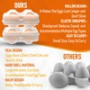 ZPU Egg Holder Camping, 2Pcs 4 Grid Egg Container, Plastic