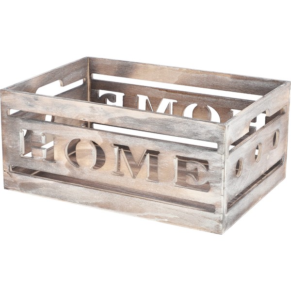 KOTARBAU® Wooden box with decorative cut-outs and handle. Perfect for