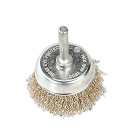Sealey SCB50 Wire Cup Brush Ø50mm with 6mm Shaft