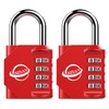 SISAV 4 Digit Combination Lock,Gym Padlock,Outdoor Combination Padlock,Suitable for School