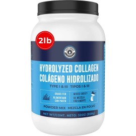 Proteína en polvo Left Coast | Péptidos de colágeno hidrolizado, sin sabor, 32 oz