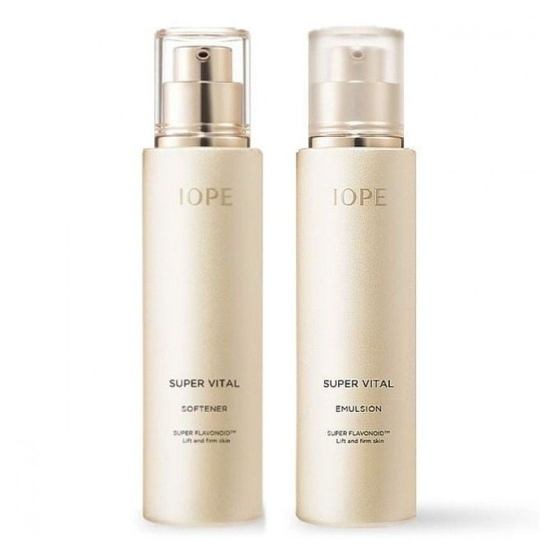 IOPE 2 types of softener + emulsion IOPE Super Vital