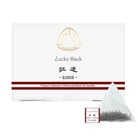 GTGLOTRA Full-Leaf Loose Black Tea, 24 Pyramid TeaBags(4 Pack), Easy Brew, Spring Harvest, Caffeine Alternative to Coffee, 100% Natural, Low Caffeine, Biodegradable Whole Leaf Tea Sampler, Office Reception,Family Party &Gifts