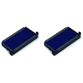 Trodat 6/4912B Blue Cassette Pack of 2 Refill Ink Pads for Stamp Stamp