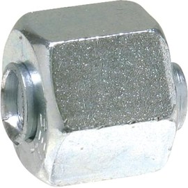 GOK blanking plug with union nut type BSL made of brass, IG M14 x 1.5