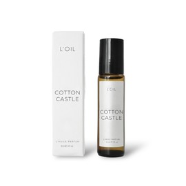 Cotton Castle Oil-Based Perfume 10ml | Fresh Apple, Bergamot, Lemon | Rose, Musk, Sandalwood | Amber, Peach, Ylang-Ylang | Long-Lasting Luxury Perfume Oil for Women