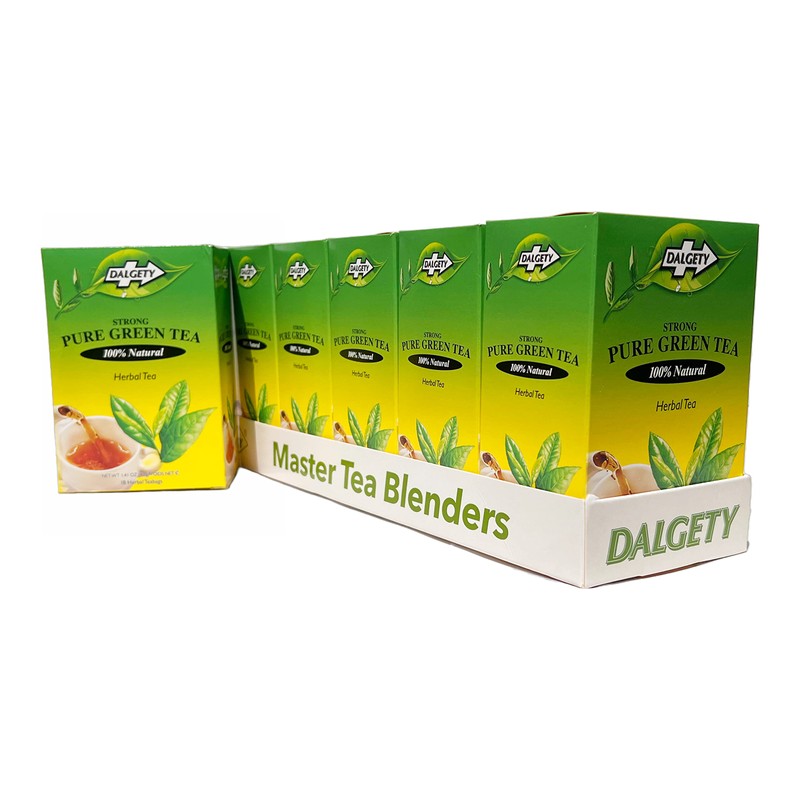 Dalgety Pure Green Herbal Tea 6x40g Cartons (6 Pack) 100%