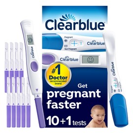 Clearblue Digital Ovulation And Pregnancy Test - Trying For A Baby Kit, 10 + 1 Tests