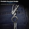 2 Pack Permanent Match Keychain Lighter, Metal Infinity Lighter, Forever