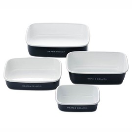 Dean and Deluca Enamel Container B2, Charcoal Grey