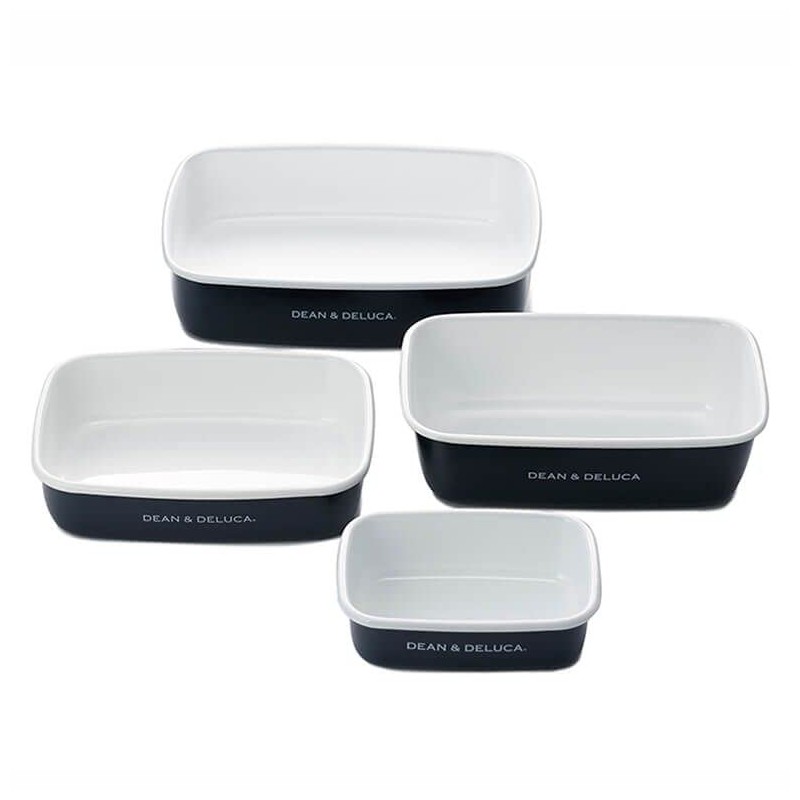Dean and Deluca Enamel Container B2, Charcoal Grey