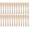 Miibiscolit 26Pcs Butter Spreaders Wooden Cheese Spreader, Dumpling Making Tools