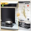 Yaocom Stainless Steel Backsplash Range Hood Stove Backsplash Back Stainless