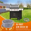 GasSaf 15FT 3/8" ID Natural Gas Hose, Natural Gas Grill