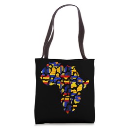 Kente African Art Kente Cloth Africa ghana proud african fun Tote Bag