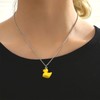 Niuhong Pack of 30 Duck Charms Pendants Small Yellow Duck