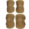 4pcs Coderas De Rodilla, Protector de Rodilleras Coderas Tácticas Ajustable,