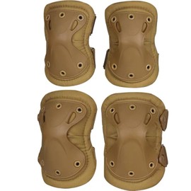 4pcs Coderas De Rodilla, Protector de Rodilleras Coderas Tácticas Ajustable, Equipo de Protecciones Profesionales para Niños y Adultos, para Patinaje 