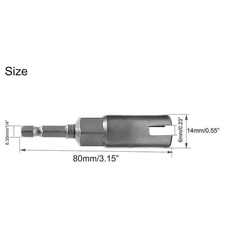 NACX 14mm Power Wing Nut Driver Set, Slot Wing Nuts