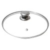 Nobel Triply Stainless Steel Deep Wok with Glass Lid, 28