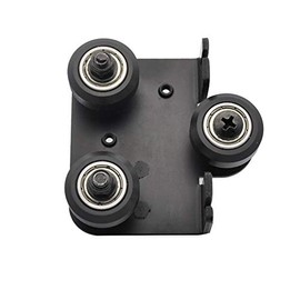 1 juego CR10 3D extrusora placa de soporte posterior con polea de extrusión placa posterior para Creality Ender-3 Ender 3s Ender 3 Pro Cr-10 Cr-10S S4 S5 Series marco de extrusiones de aluminio para impresoras 3D