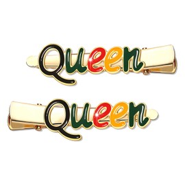 Juneteenth Hair Clip for Women African Map Hair Clips Black History Month Hair Barrettes Black Women Queen Fist Hair Accessories Juneteenth Parade Party Gifts (Pattern G)