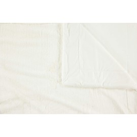 Decorative Oversized Luxury Throw Vegan Faux Rabbit Fur Blanket for Couch and Bed, 380 GSM, 50 in x 60 in (Ivory)