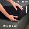 Studio Basic Fitted Sheet 90 x 200 cm, 100% Combed