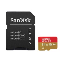 SanDisk Extreme 64 GB Class 10/UHS-I (U3) microSDXC