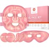 Medi Grade Cooling Mask Face and Cooling Eye Pads, Pink