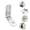 NAHUAA Pack of 20 Stainless Steel Angle Brackets 50 x