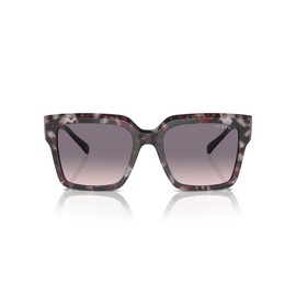Vogue Eyewear VO5553S Sunglasses, Grey Tortoise/Pink Gradient Grey, 54 mm