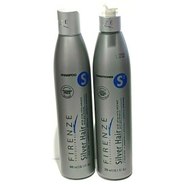 FIRENZE PROFESSIONAL SILVER HAIR WITH ALOE VERA  (1 SHAMPOOS+ 1 CONDITIONER)